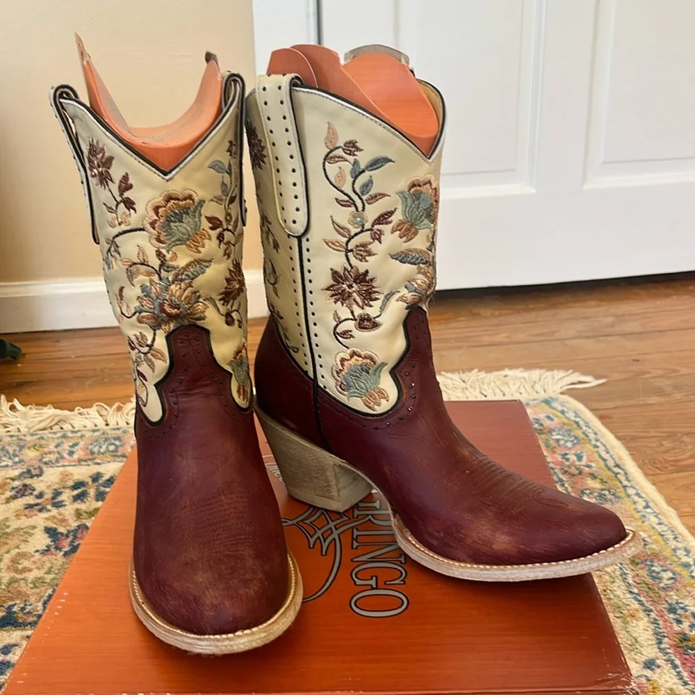 Old Gringo Yippee Ki Yay Cowgirl Boots 9.5 - Picture 1 of 9